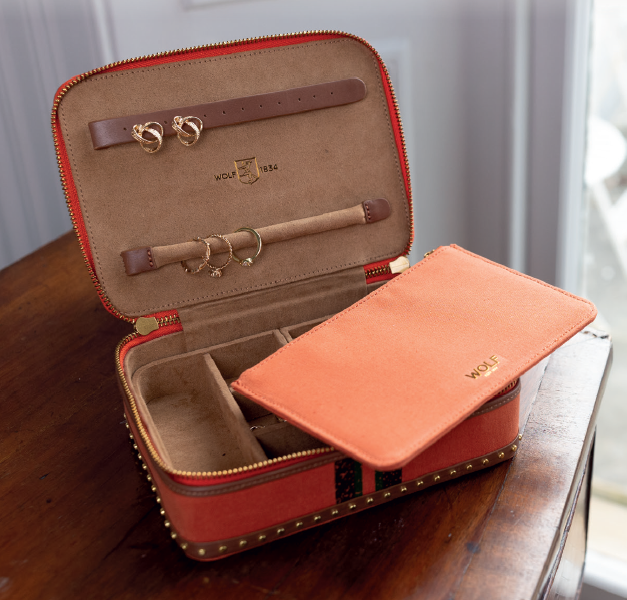 IDA JEWELLERY TRAVEL CASES ORANGE