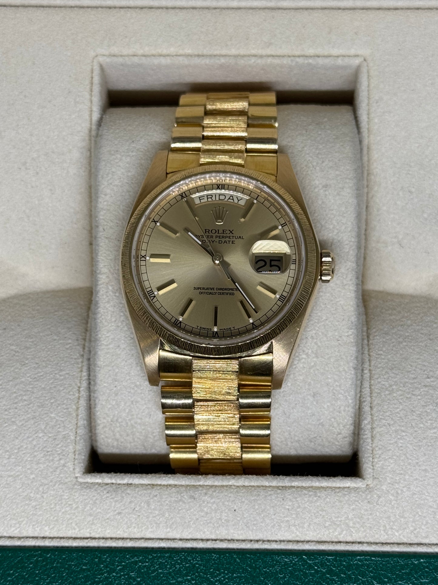 Rolex Day-Date 36 Ref. 18078 Borke| 18K Gelbgold