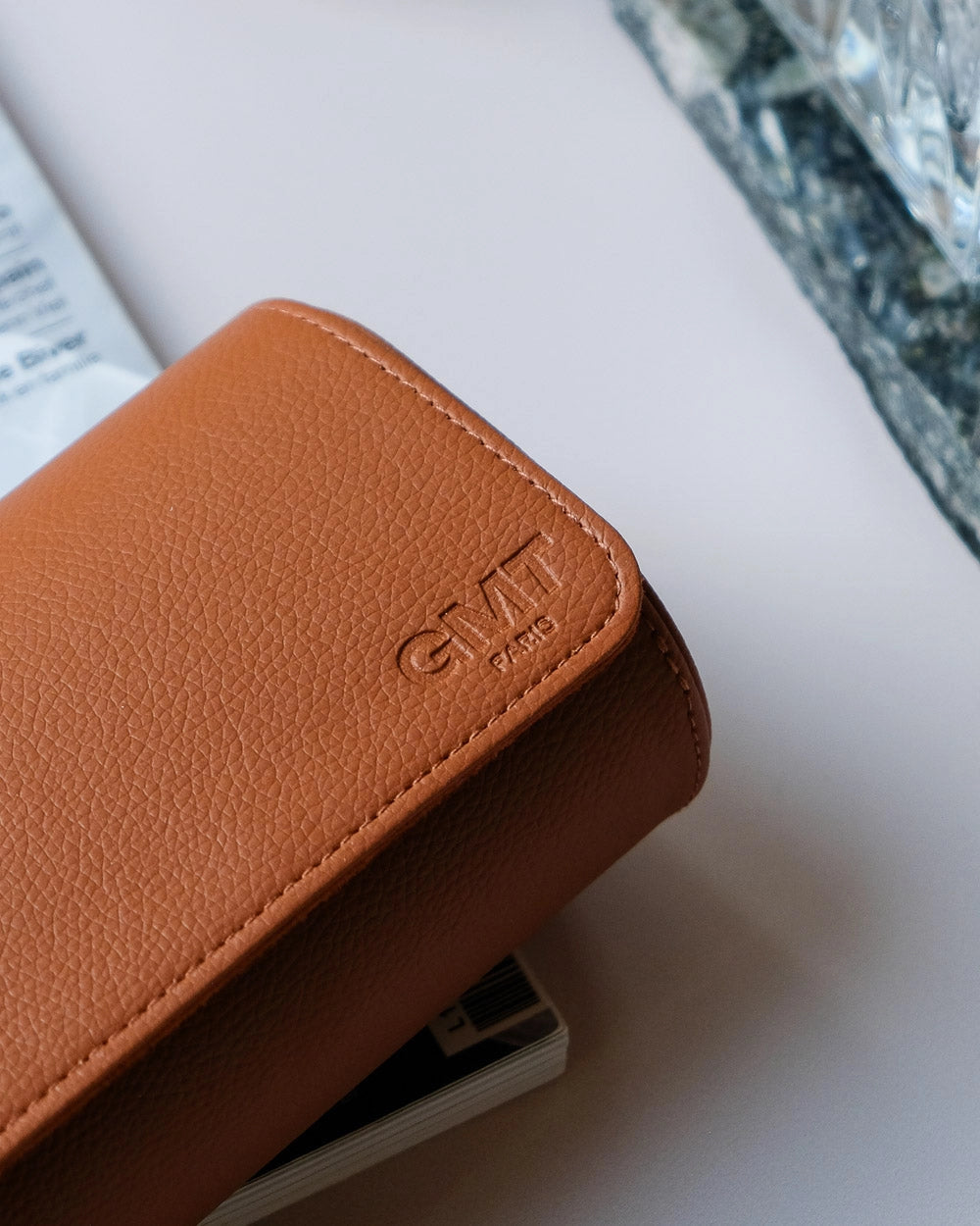 „Leather Three“ Uhren Reise Box