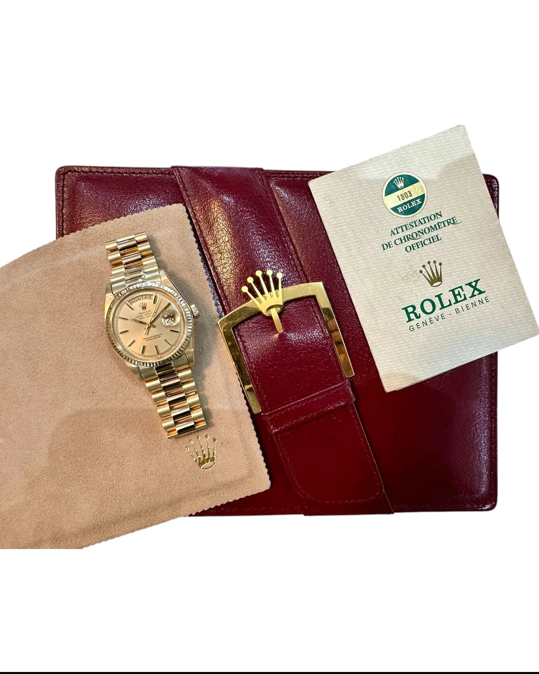 Rolex Day-Date 1803 36 | 18 Karat Gold | Fullset | Auslieferung 24.12.1974