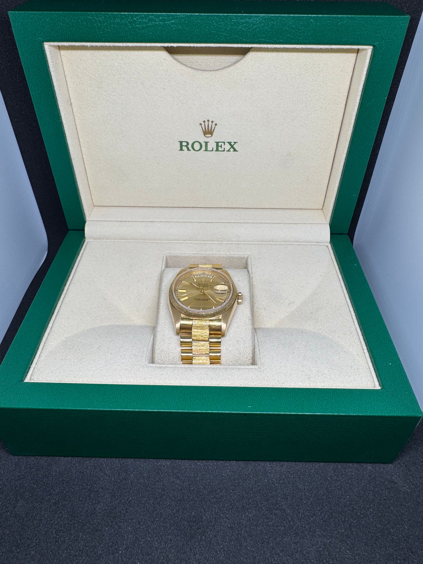Rolex Day-Date 36 Ref. 18078 Borke| 18K Gelbgold