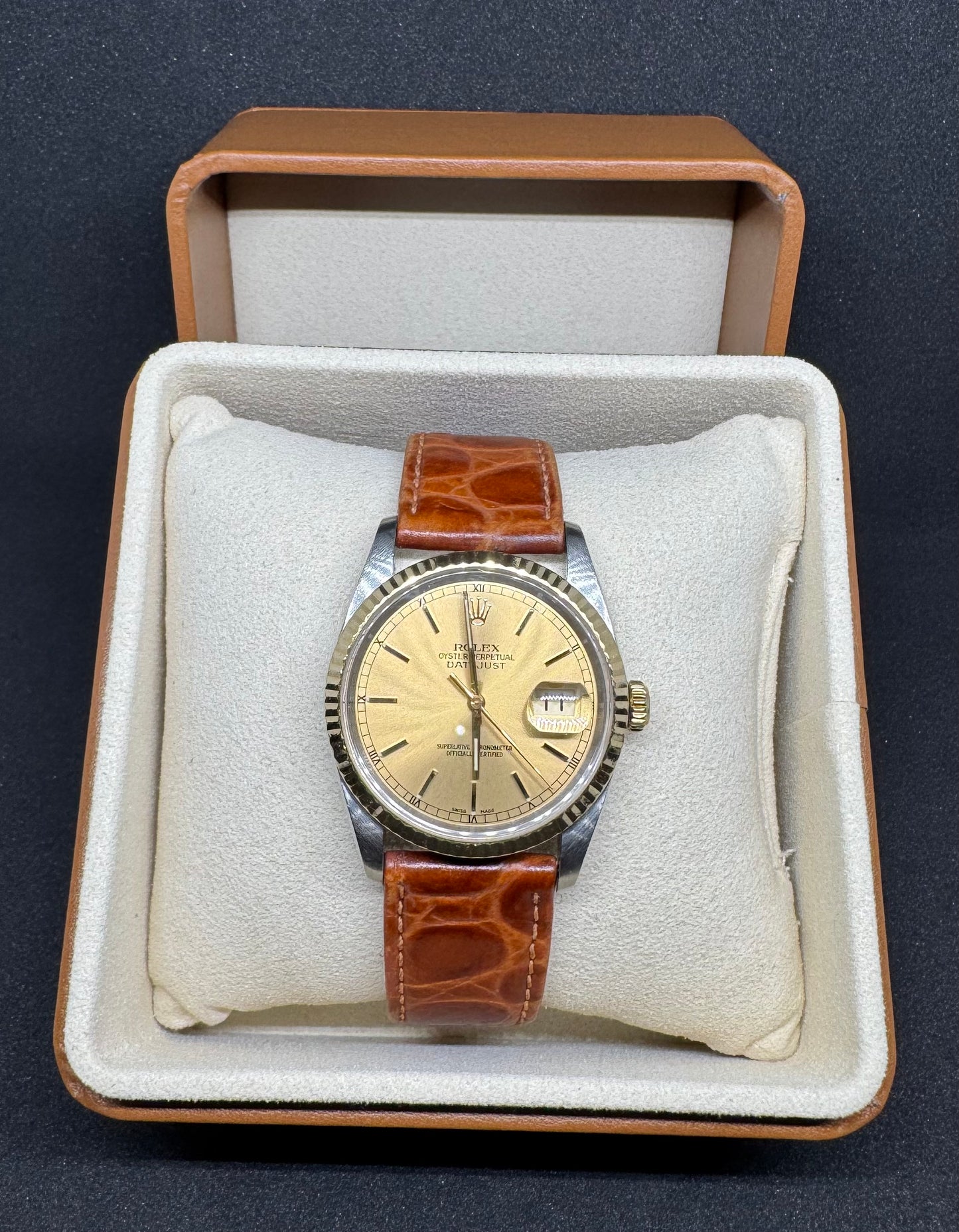 Rolex Datejust 36 | 16233 | 18K Gelbgold