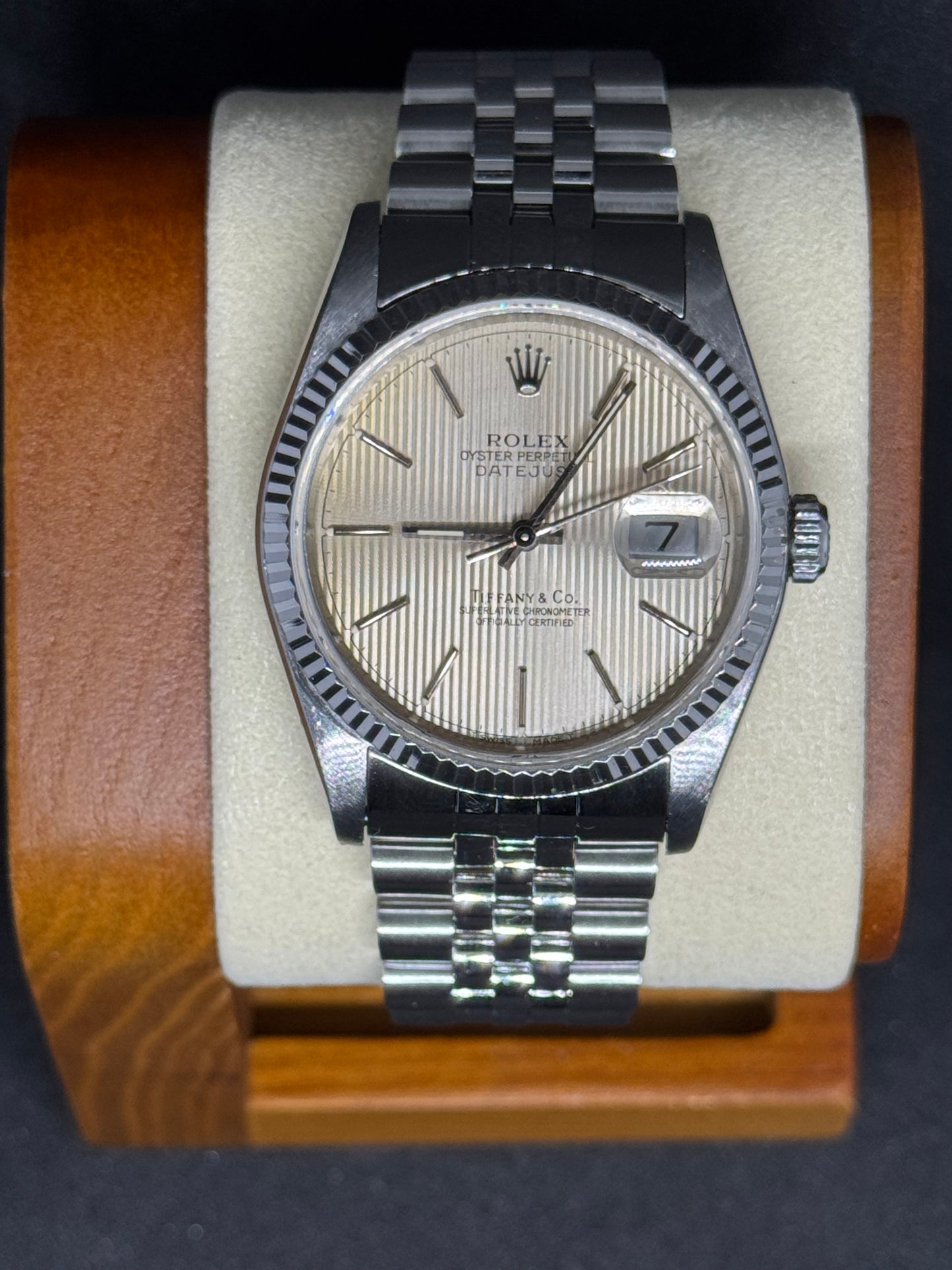 Rolex Datejust 16234 36mm | seltenes Tiffany & Co. Zifferblatt | 2004