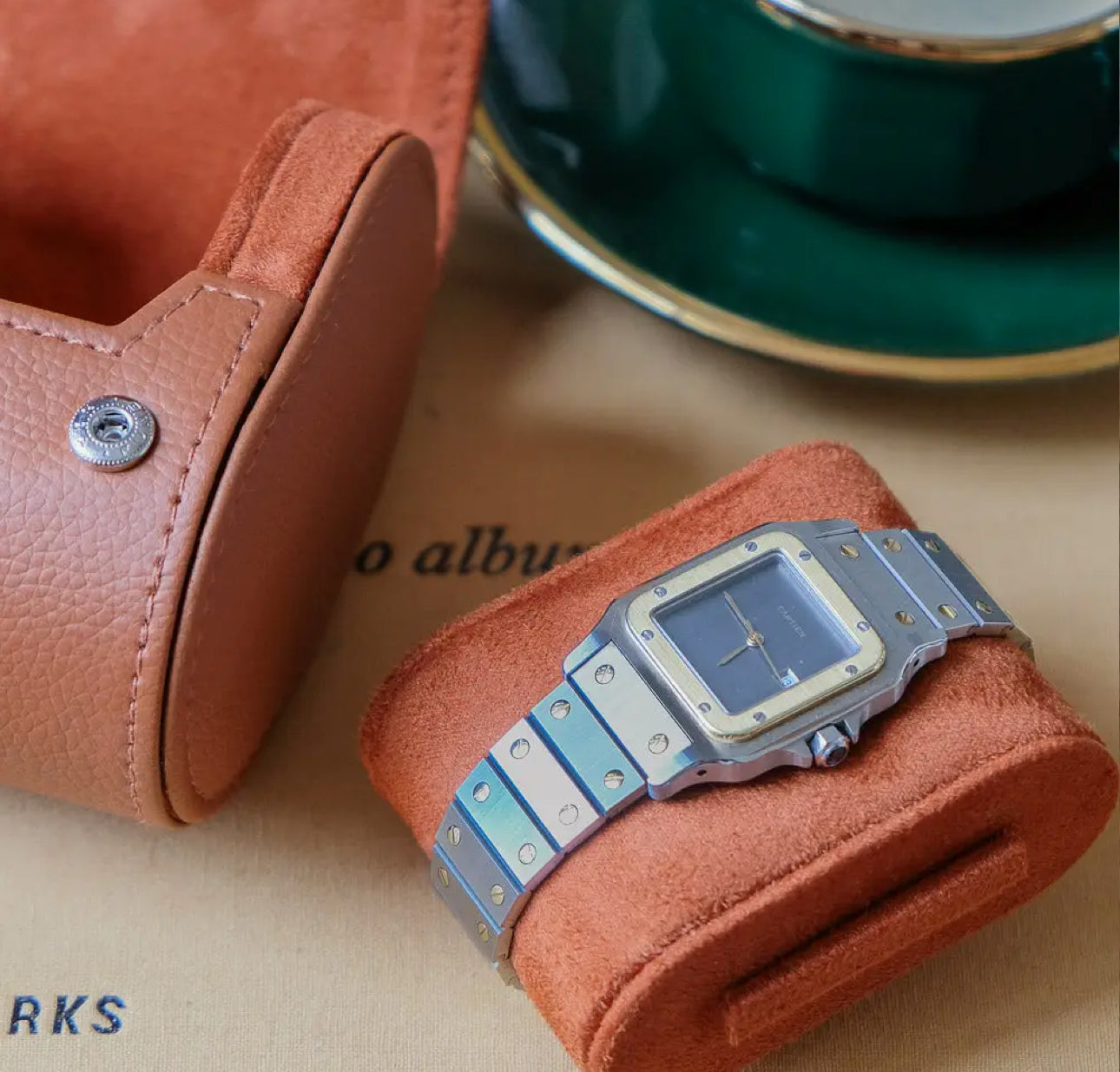 „Leather Two“ Uhren Reise Box