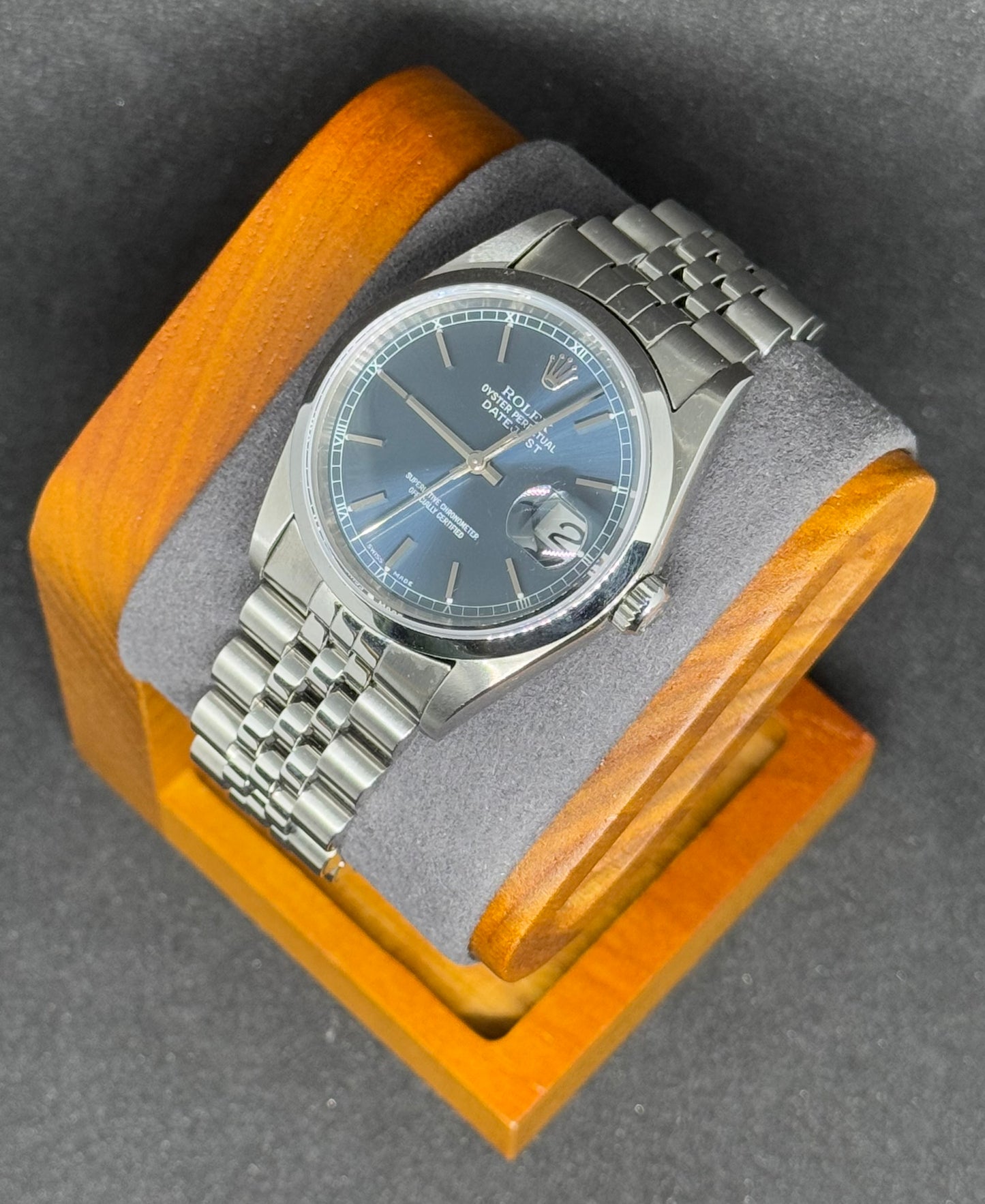 Rolex Datejust 36 | Ref. 16200 | Blaues Zifferblatt | Jahr 2002