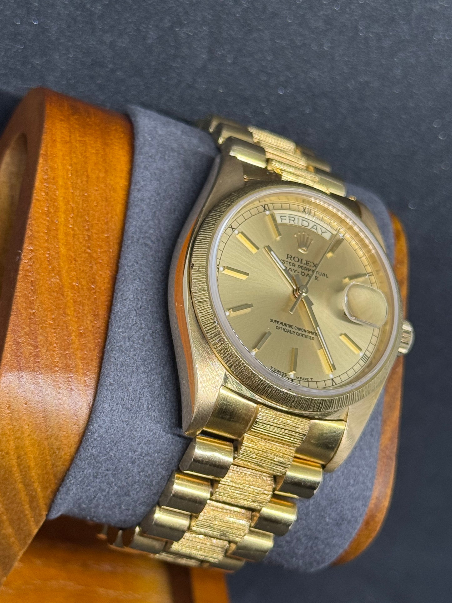 Rolex Day-Date 36 Ref. 18078 Borke| 18K Gelbgold