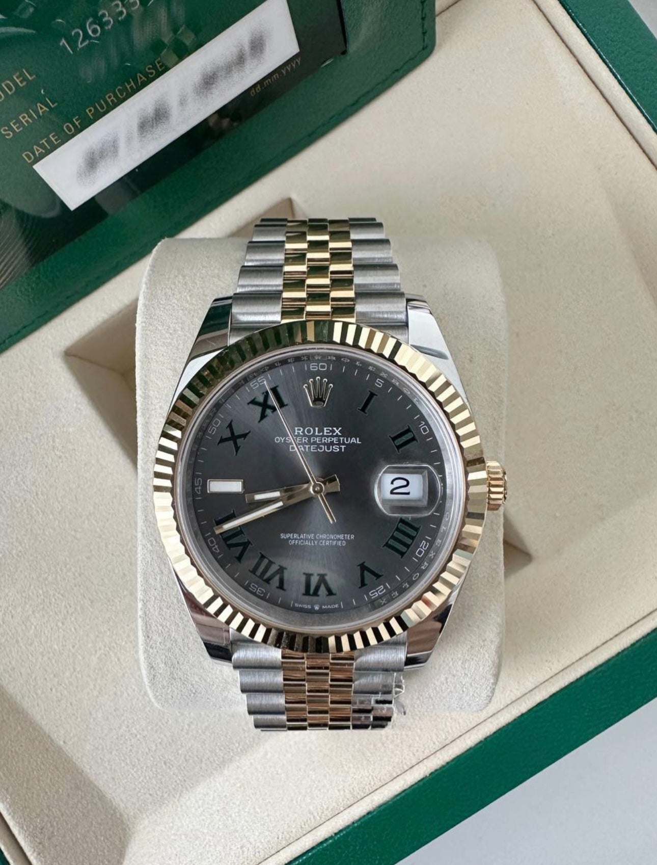 Rolex Datejust 126333 – Oyster Perpetual Datejust 41 Rolesor