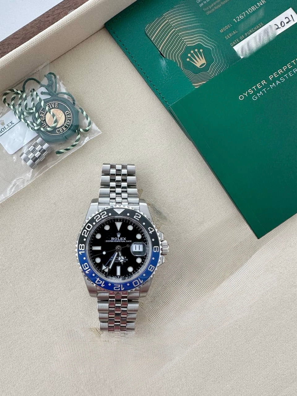 Rolex GMT-Master II „Batgirl“ – 126710BLNR | Jahr 2021 | Full Set