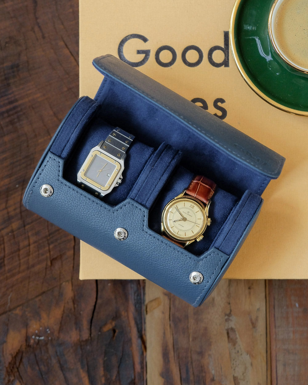 „Leather Two“ Uhren Reise Box