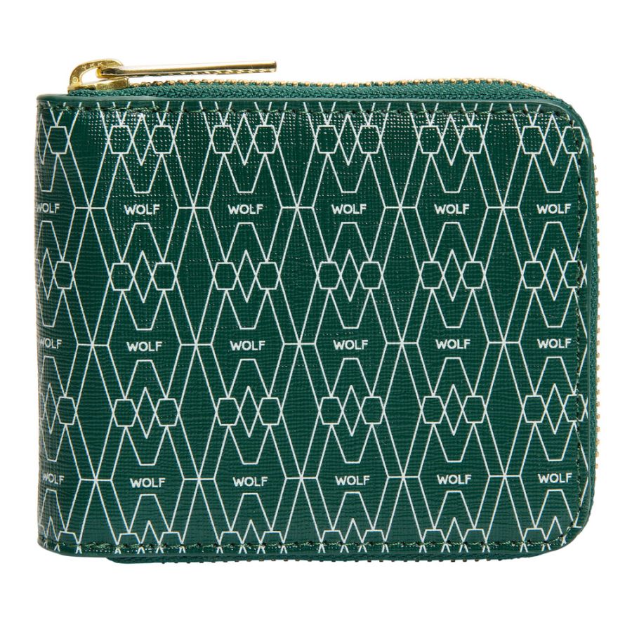 Signature Zip Wallet Green