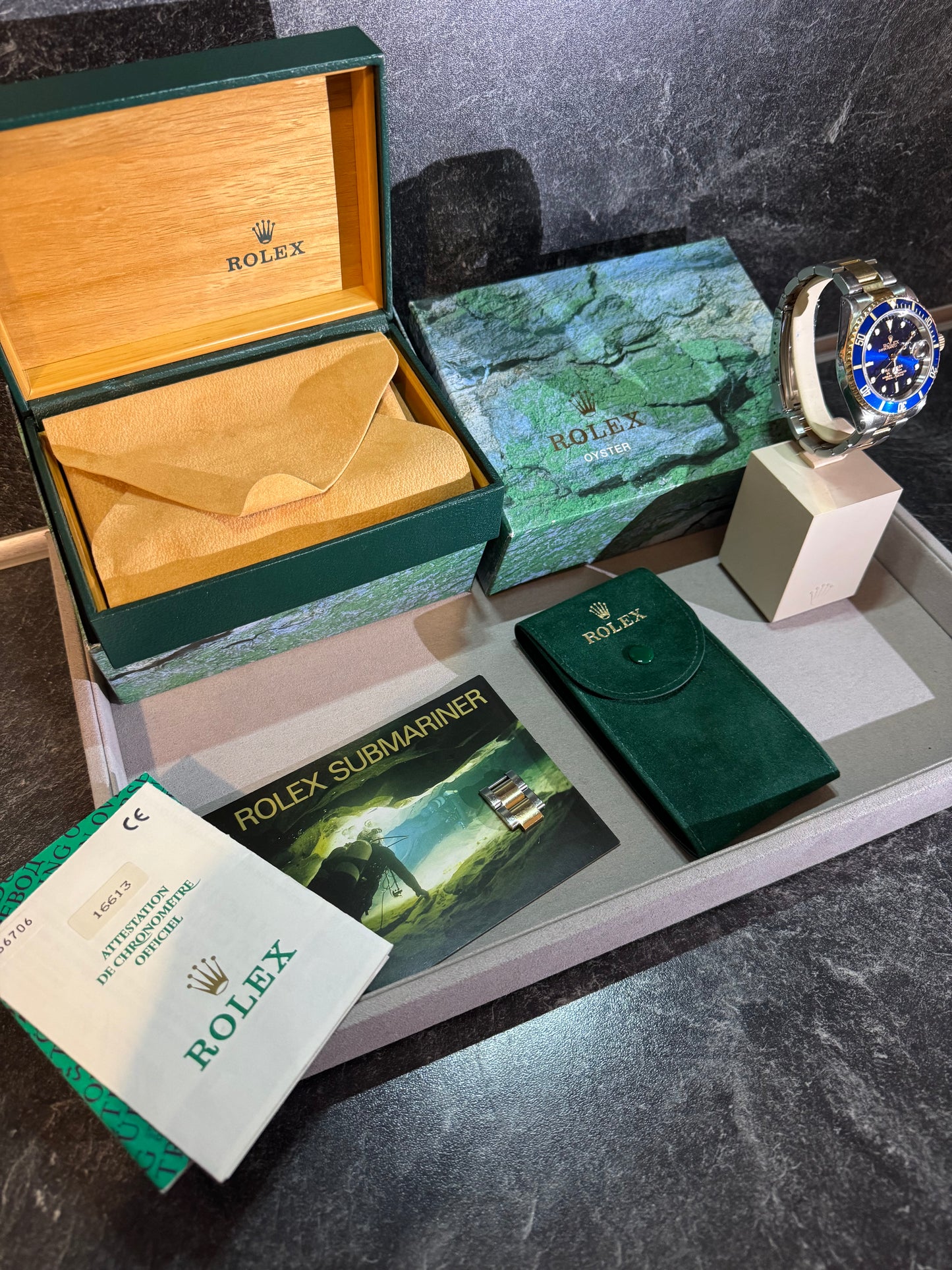 Rolex Submariner Date „Bluesy“ 16613