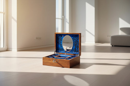 Ballet Musical Jewellery Box – Swan Lake Walnut Wood