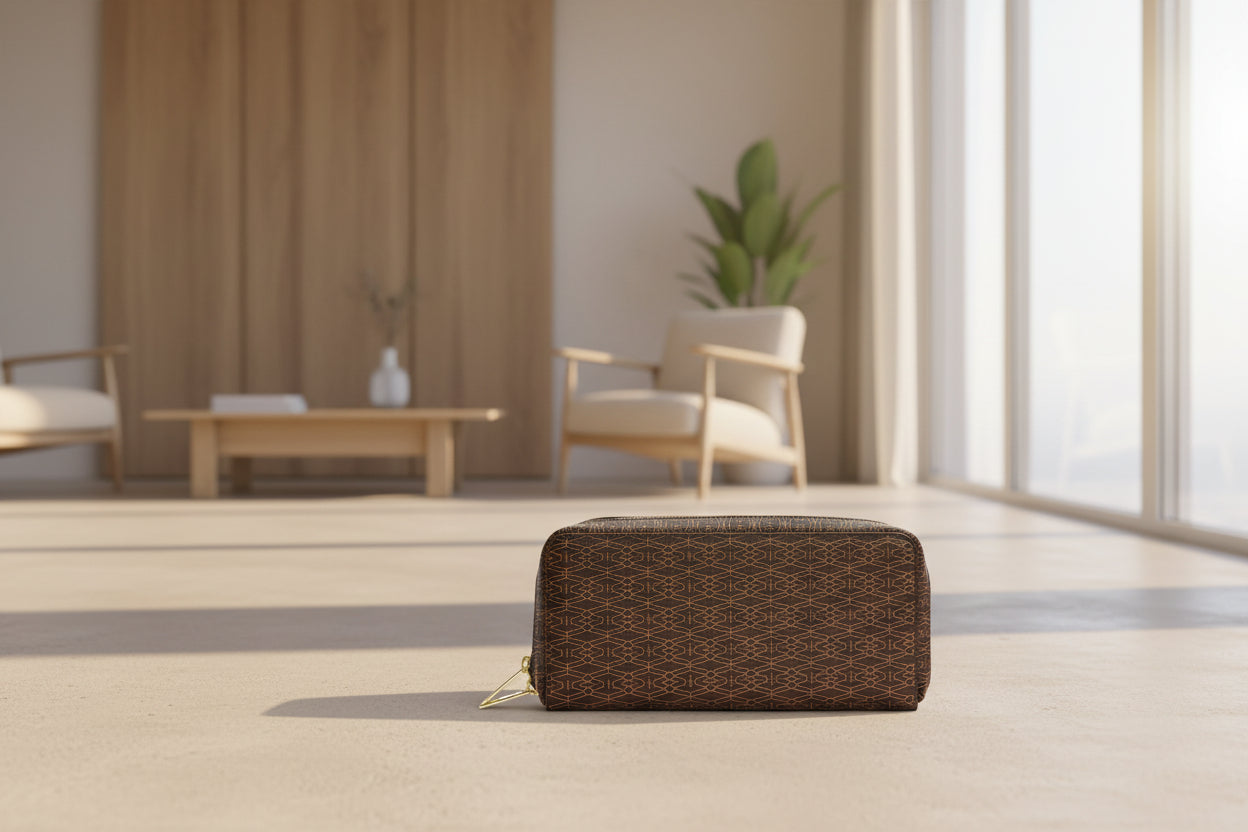 Signature Travel Case Brown