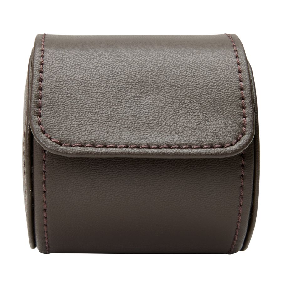 EARTH TRAVEL SINGLE WATCH ROLL COFFEE