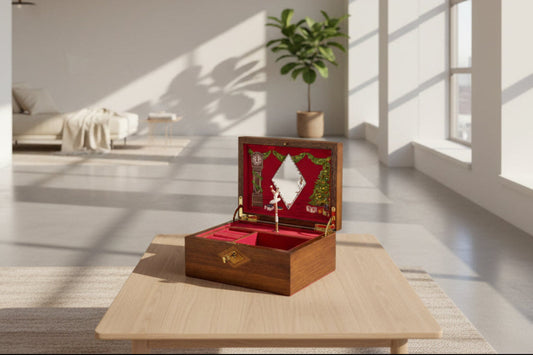 Ballet Musical Jewellery Box – Nutcracker Walnut Wood