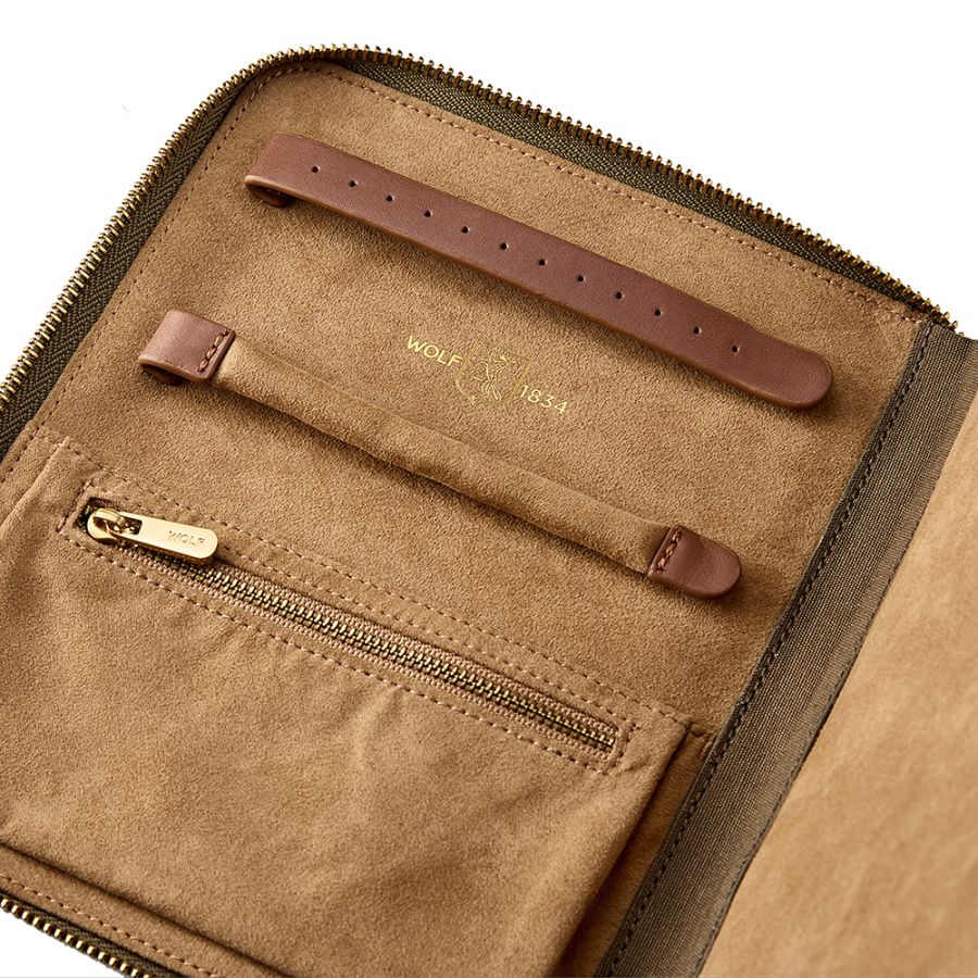 IDA TRAVEL JEWELLERY PORTFOLIO KHAKI