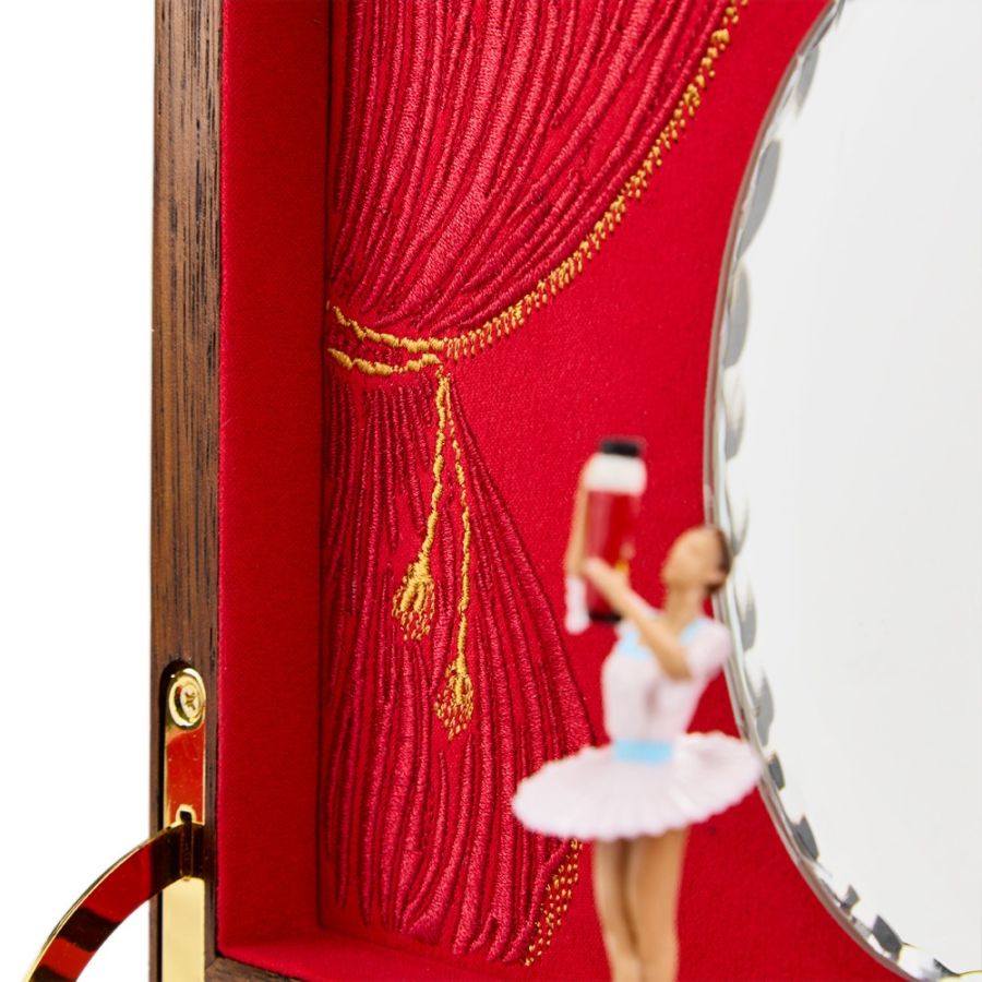 Ballet Musical Jewellery Box – Nutcracker Walnut Wood