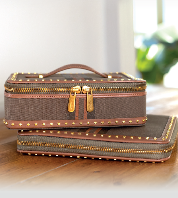 IDA JEWELLERY TRAVEL CASES KHAKI