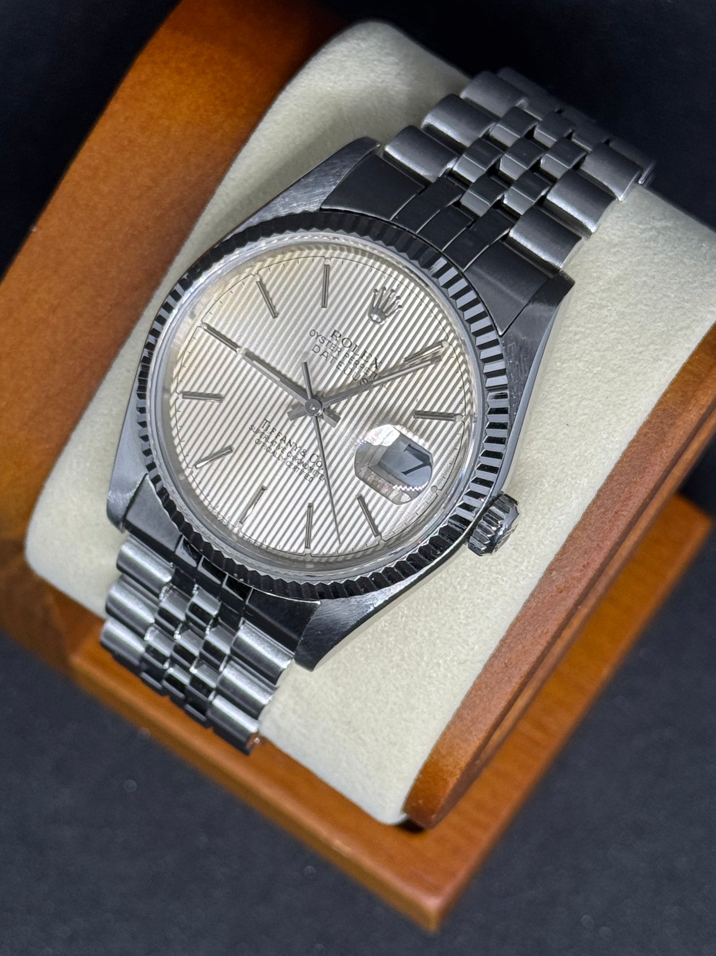 Rolex Datejust 16234 36mm | seltenes Tiffany & Co. Zifferblatt | 2004