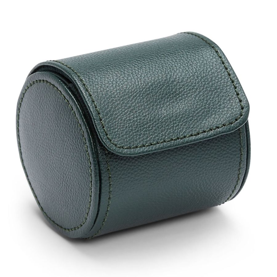 TRAVEL BRITISH RACING SINGLE WATCH ROLL GREEN