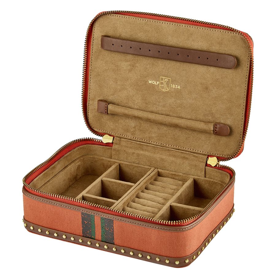 IDA JEWELLERY TRAVEL CASES ORANGE