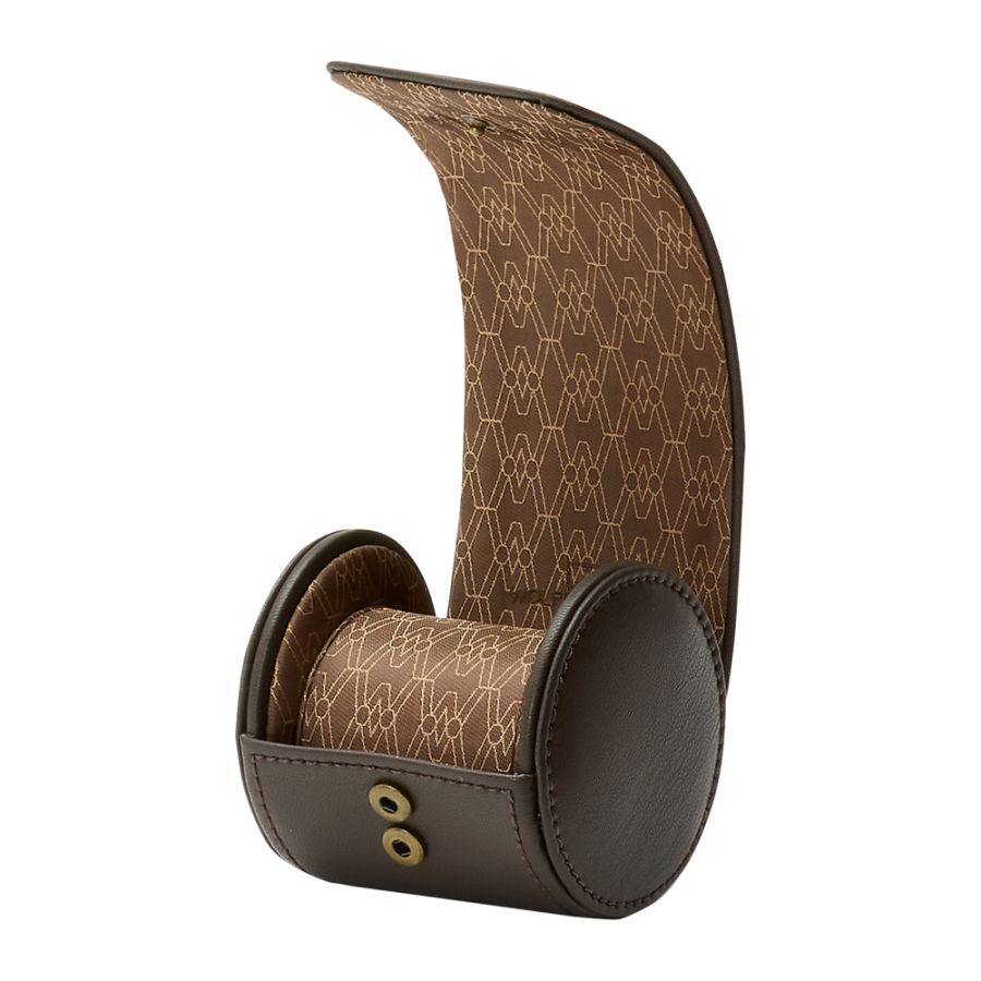EARTH TRAVEL SINGLE WATCH ROLL COFFEE