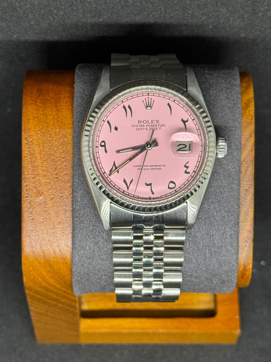 Rolex Datejust Ref. 16014 – Arabic Pink Ziffernblatt | Jubilee Armband