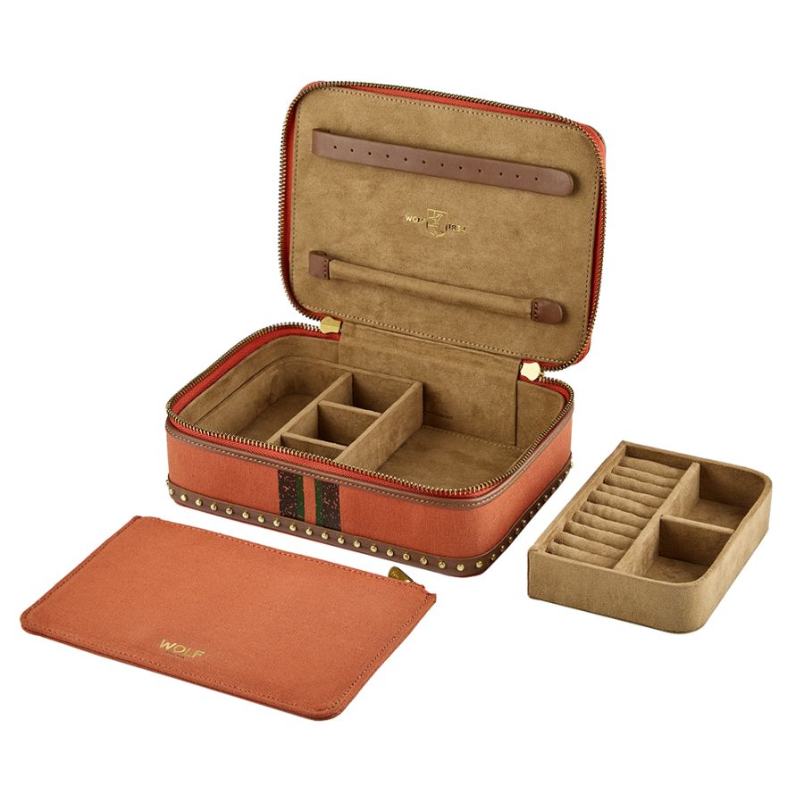 IDA JEWELLERY TRAVEL CASES ORANGE
