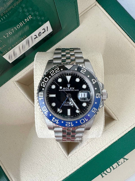 Rolex GMT-Master II „Batgirl“ – 126710BLNR | Jahr 2021 | Full Set