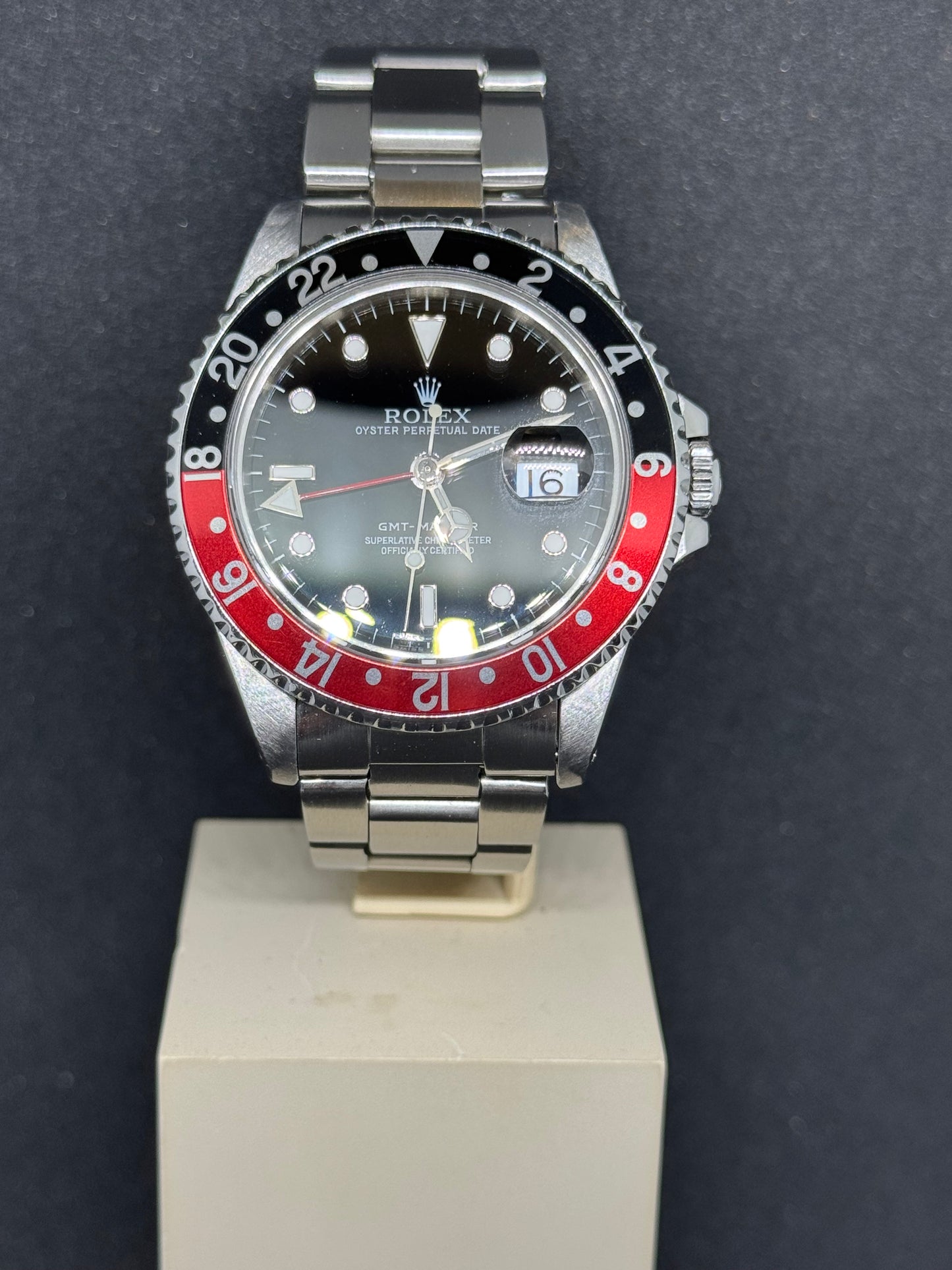 Rolex GMT-Master 16700 “Coke”  ca. 1997 mit Servicebox