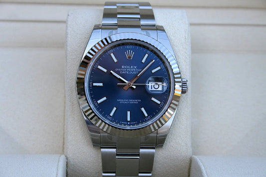 Rolex Datejust 41 | Ref. 126334 | Blaues Zifferblatt | Full Set | 2020