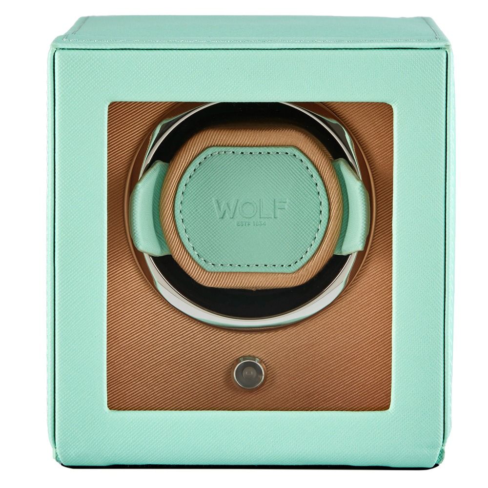 CUB SINGLE WATCH WINDER WITH COVER SELTZER PEACH / MINT