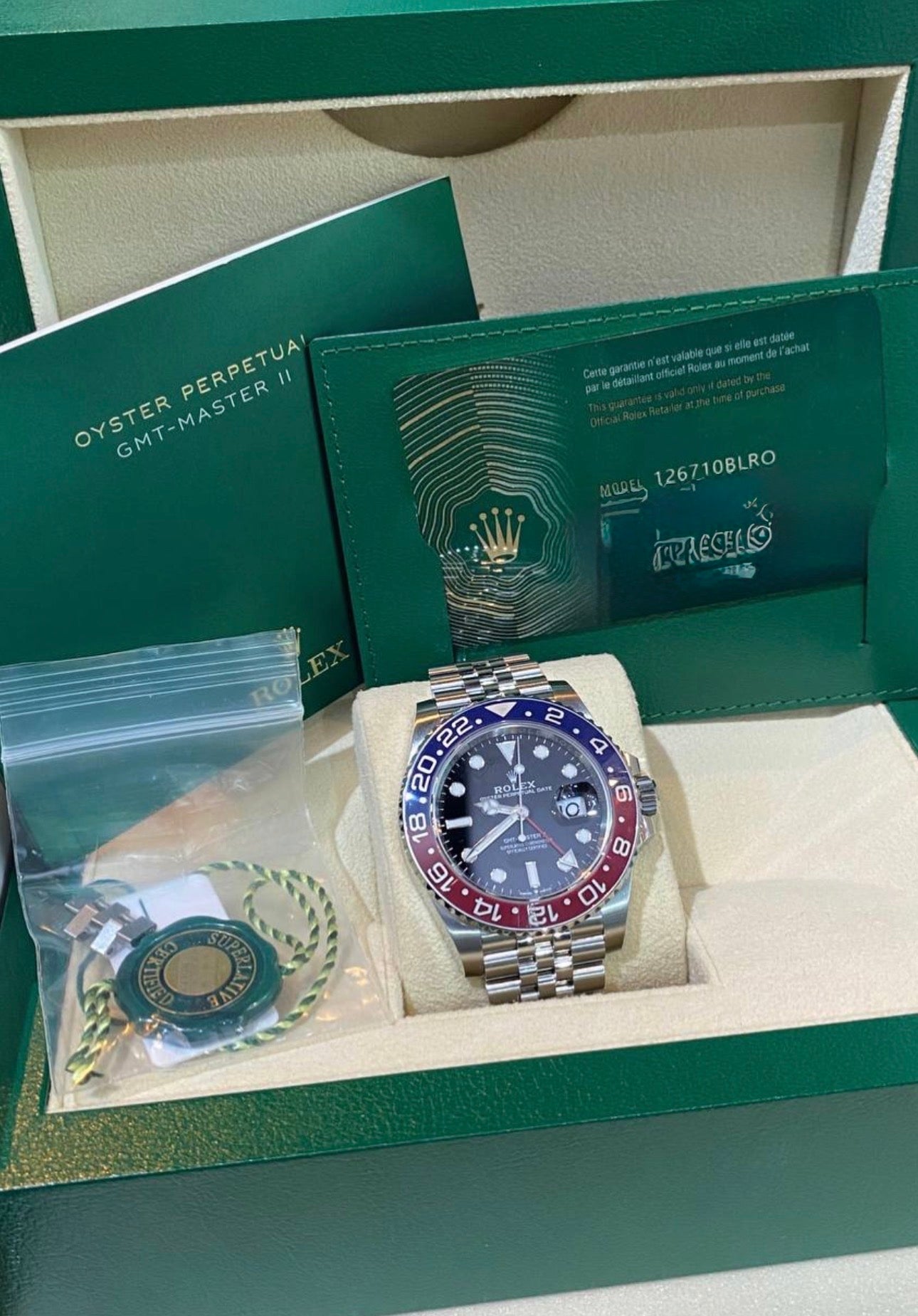 Rolex GMT-Master II „Pepsi“ – Ref. 126710BLRO (2018)