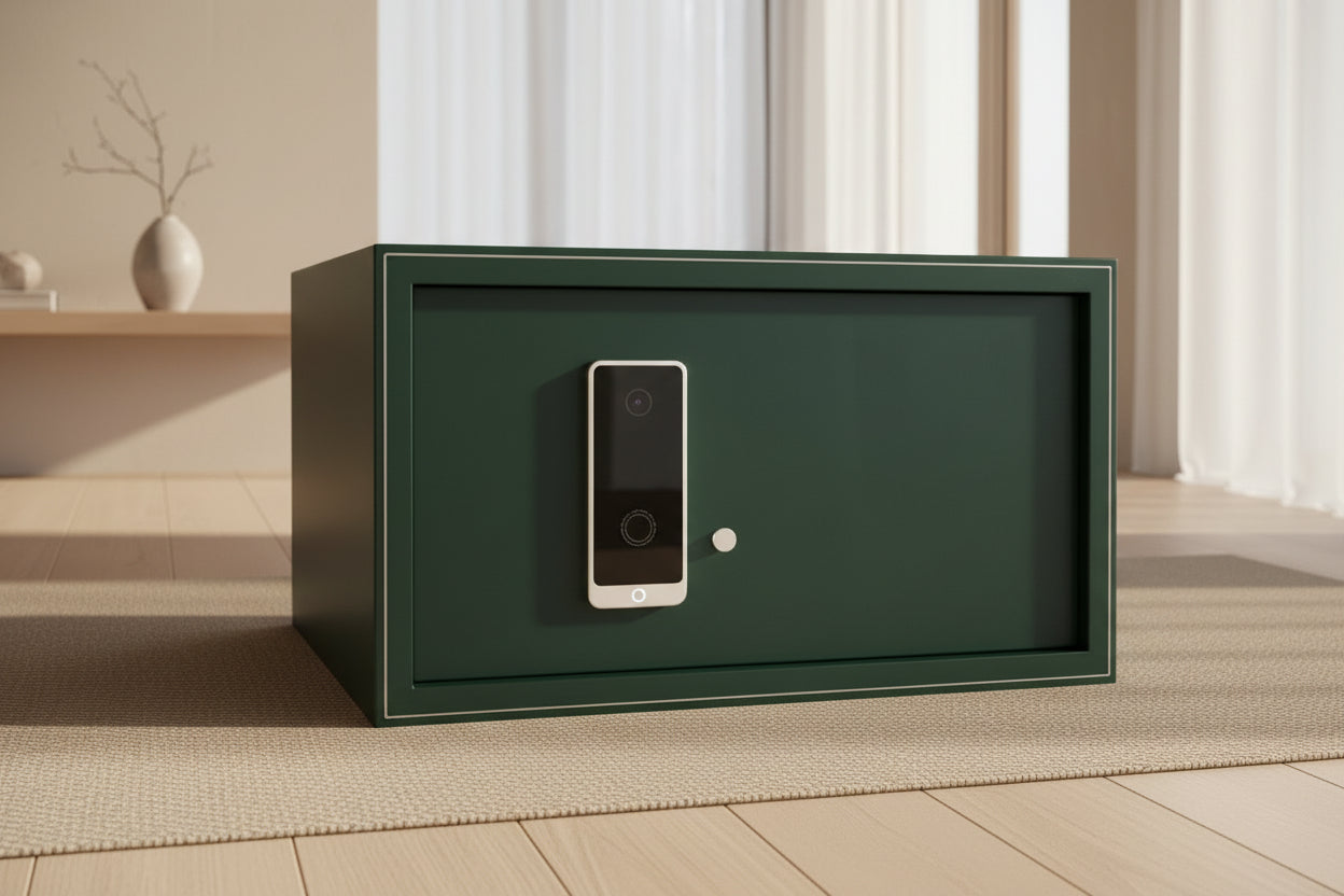 The Den 4 Piece Watch Winder Safe Green