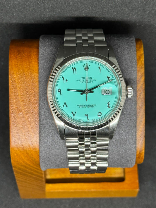 Rolex Datejust Ref. 16014 – Tiffany Arabic Ziffernblatt | Jubilee Armband