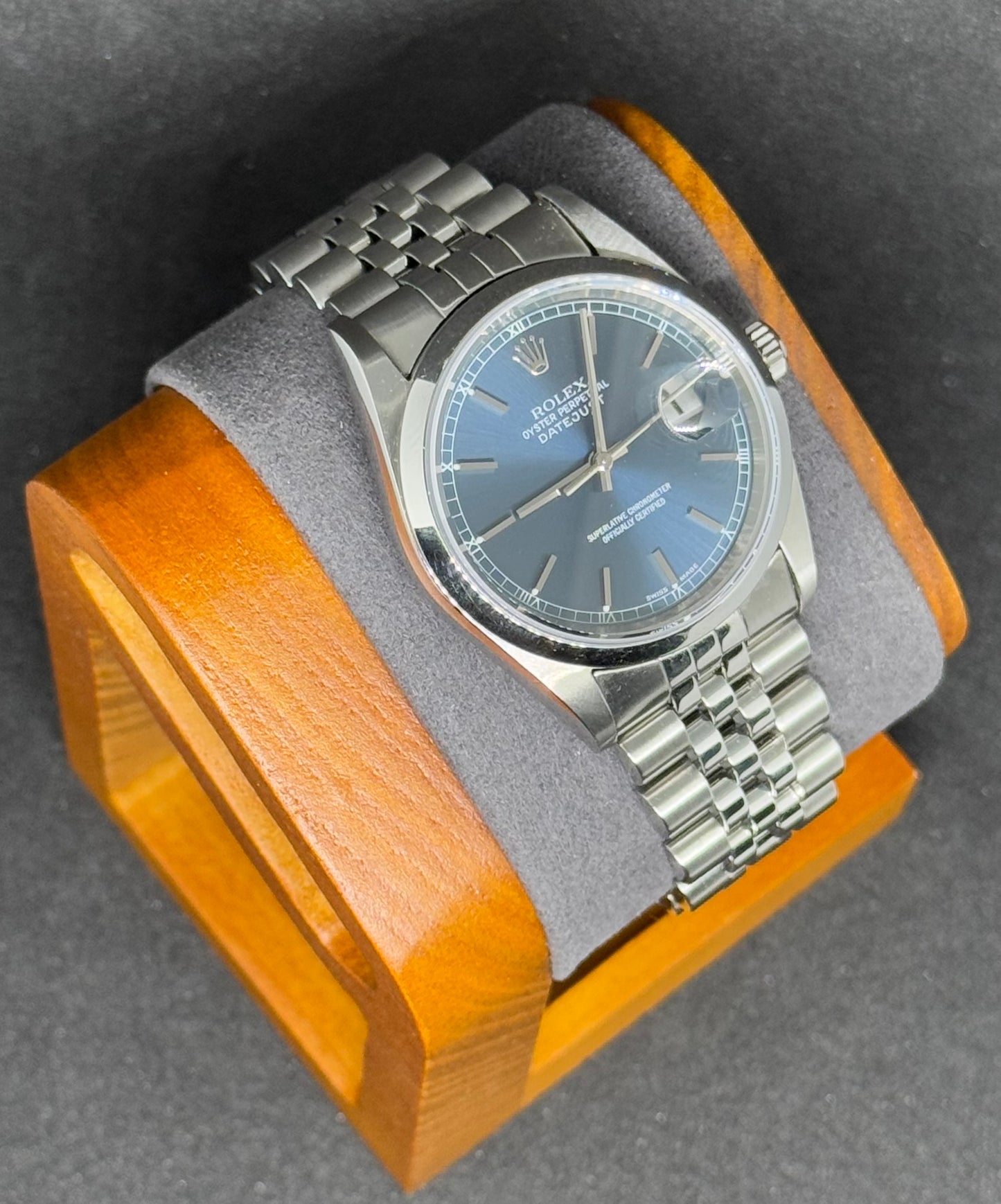 Rolex Datejust 36 | Ref. 16200 | Blaues Zifferblatt | Jahr 2002