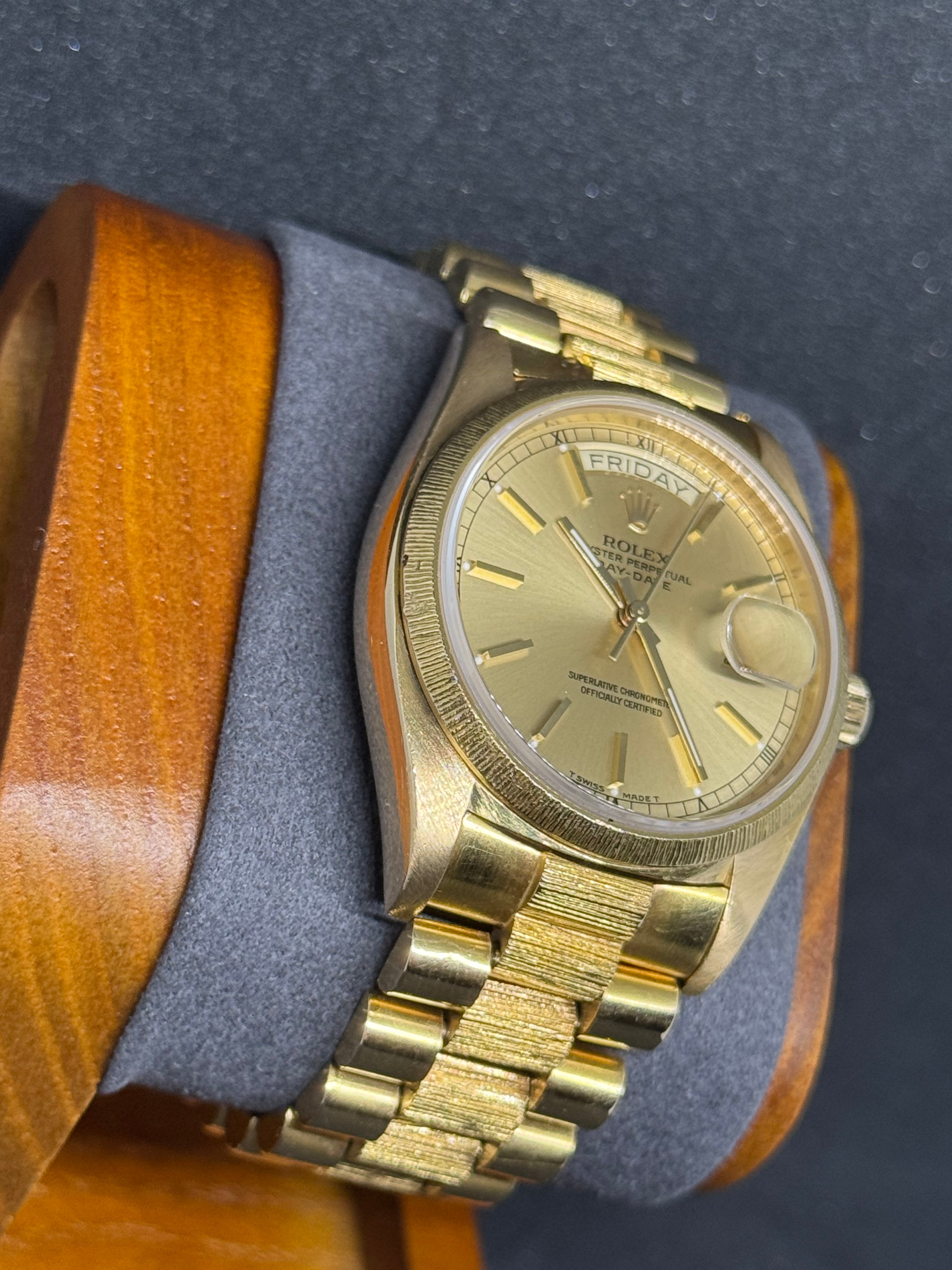 Rolex Day-Date 36 Ref. 18078 Borke| 18K Gelbgold