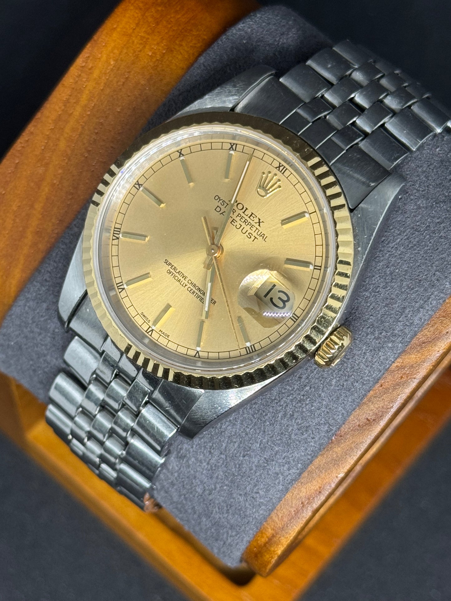 Rolex Datejust 36 | 16233 | 18K Gelbgold