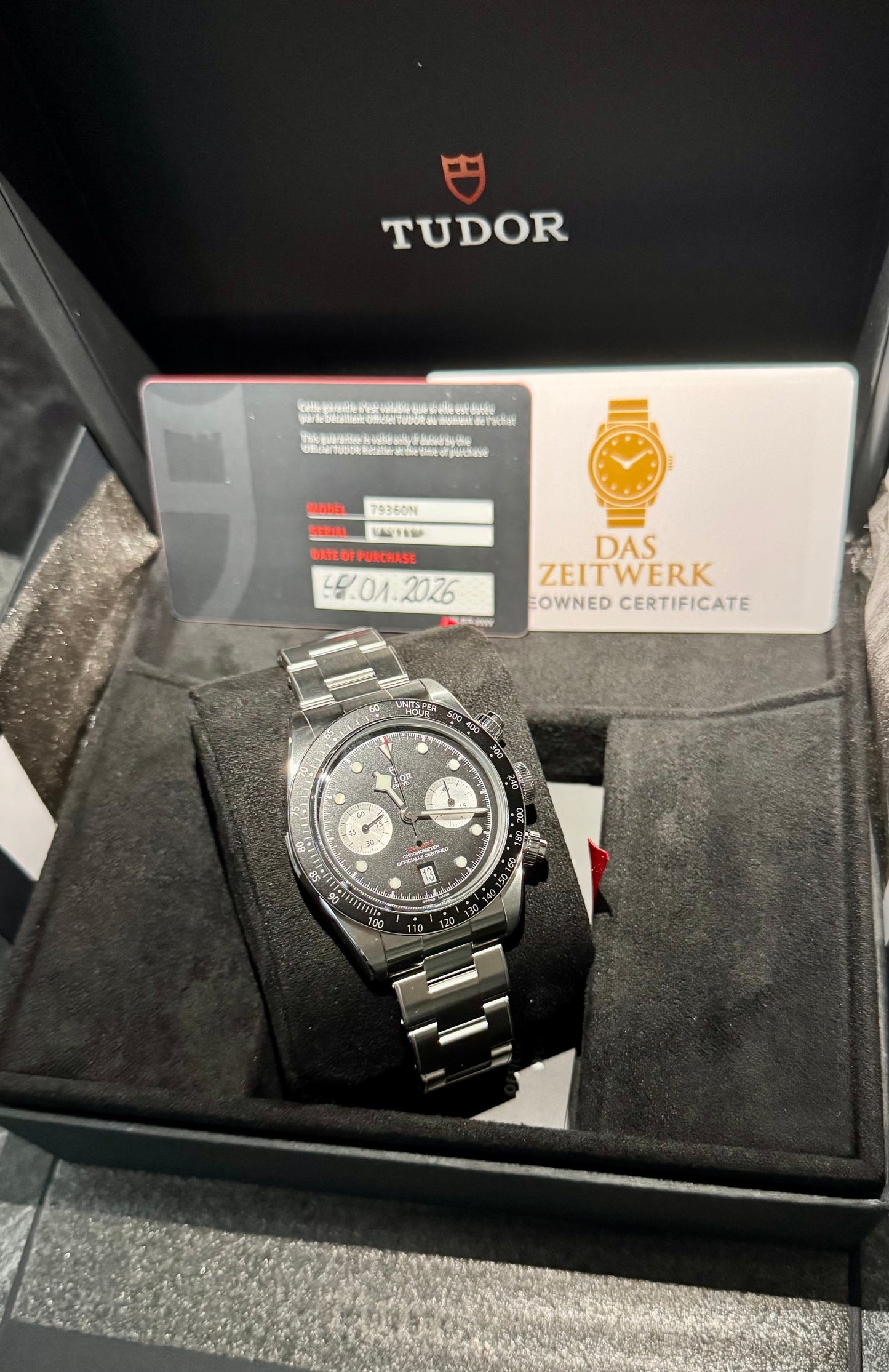 Tudor Black Bay Chrono Fullset 01/26  79360N