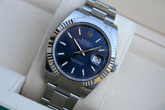 Rolex Datejust 41 | Ref. 126334 | Blaues Zifferblatt | Full Set | 2020