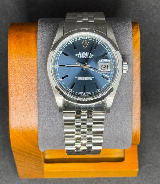 Rolex Datejust 36 | Ref. 16200 | Blaues Zifferblatt | Jahr 2002