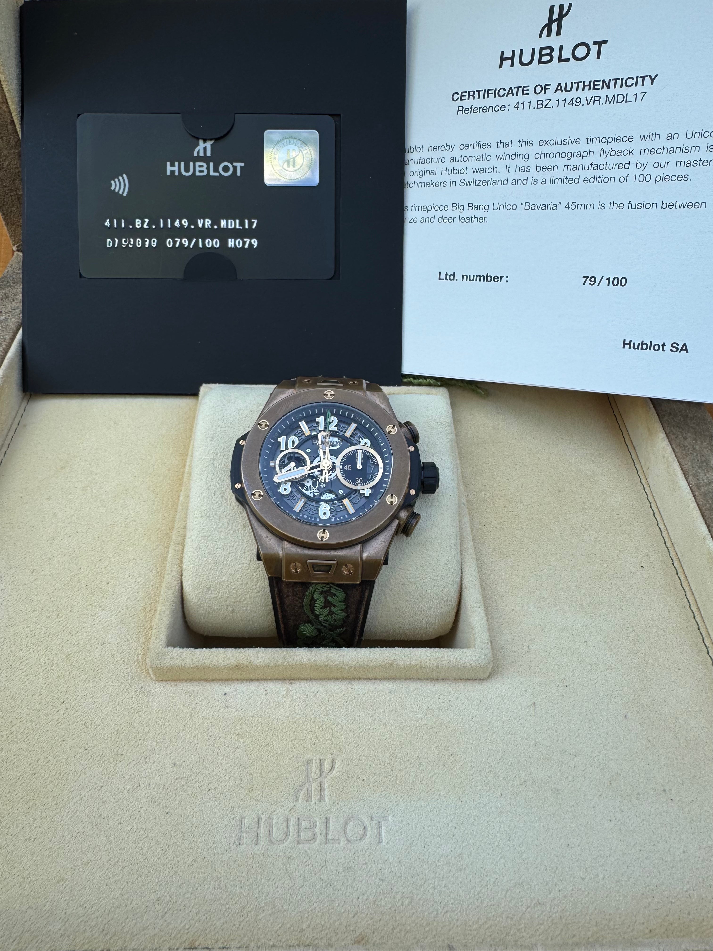 Hublot Big Bang Unico Bavaria Nr.79 von 100